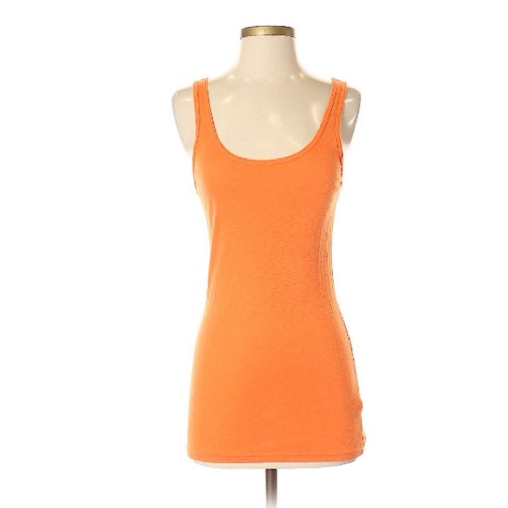 Michael Stars Orange Cotton Tank #8861- OS
